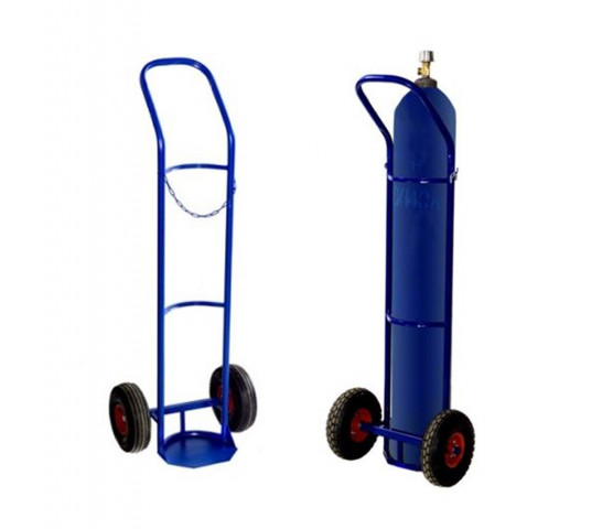 ТЕЛЕЖКА ДЛЯ БАЛЛОНОВ ГБ-1 ГАЗОВЫХ, 1 БАЛЛОН (2 КОЛЕСА D 250ММ, ЛИТ. РЕЗИНА)